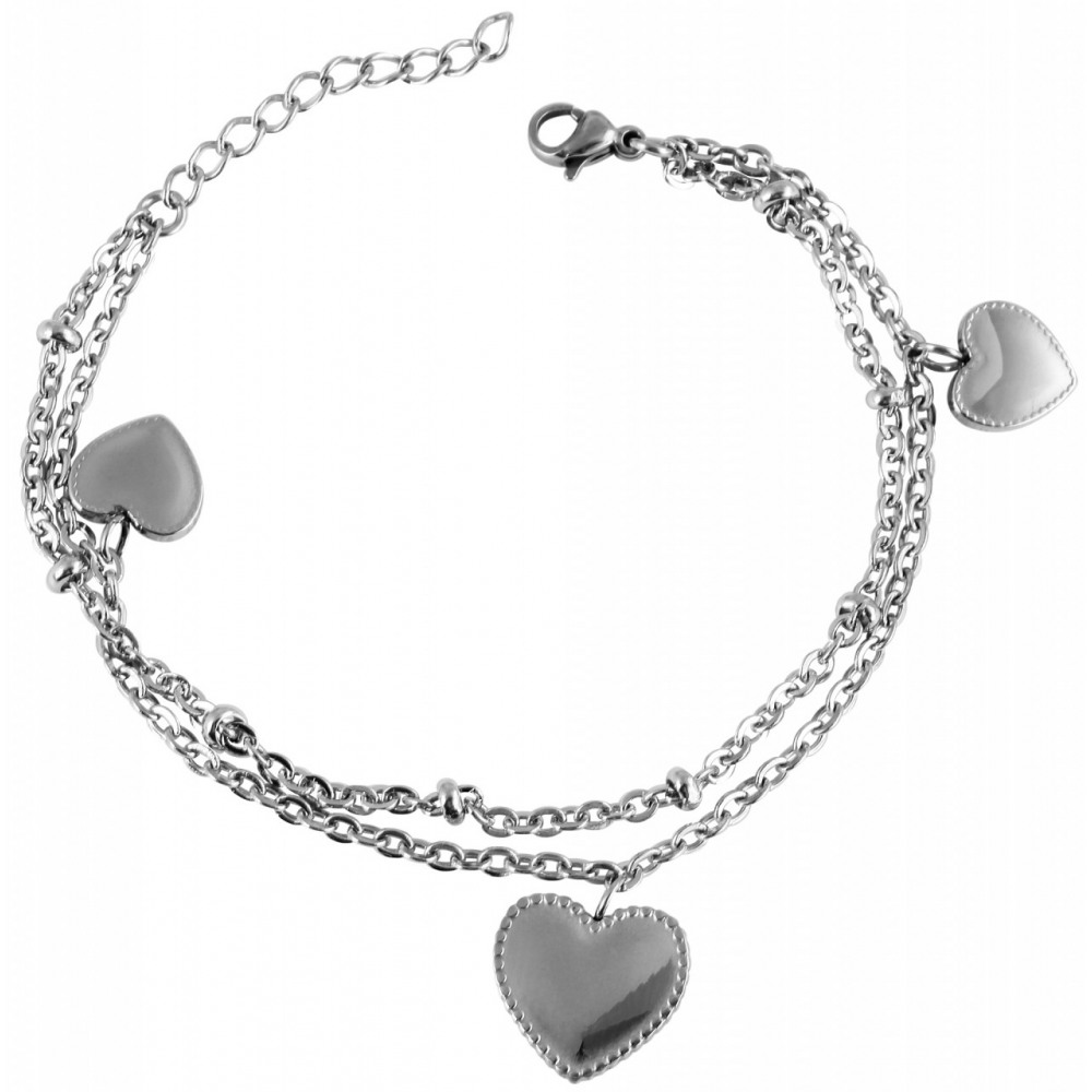 Armband med hjärtan